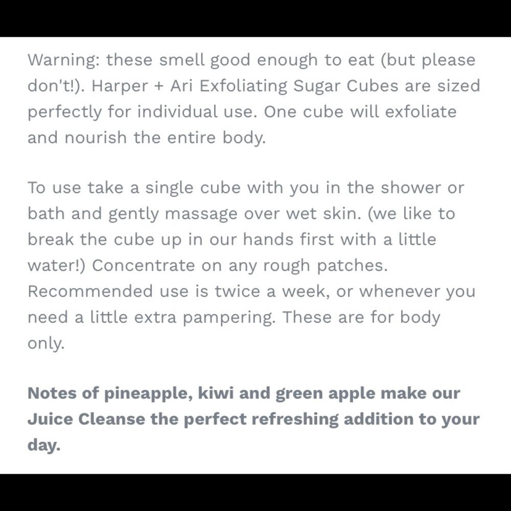 Exfoliating Sugar Cubes - Picture 2 of 3